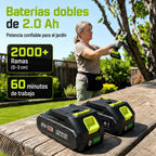 Tijera de Podar Eléctrica Inalámbrica Corte 30mm + 2 Baterías Motor Brushles - SNIPVORA™